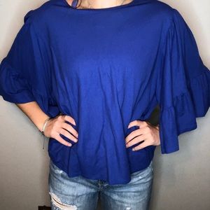 Blue loose Blouse!💙